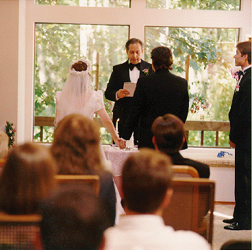 At the altar